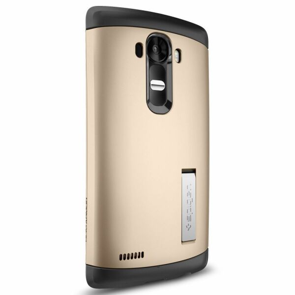 Spigen G4 ile Uyumlu Kılıf Slim Armor Champagne Gold