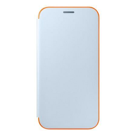 Galaxy A7(2017) ile Uyumlu Neon Flip Cover Mavi EF-FA720PLEGWW
