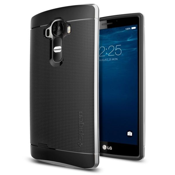Spigen G4 ile Uyumlu Kılıf Neo Hybrid Satin Silver
