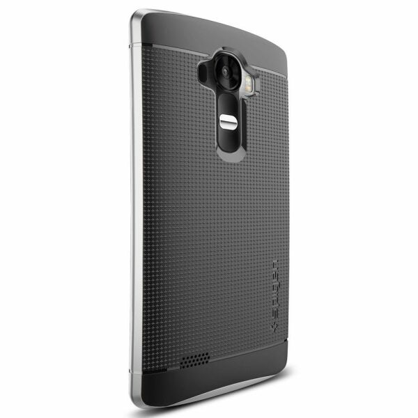 Spigen G4 ile Uyumlu Kılıf Neo Hybrid Satin Silver