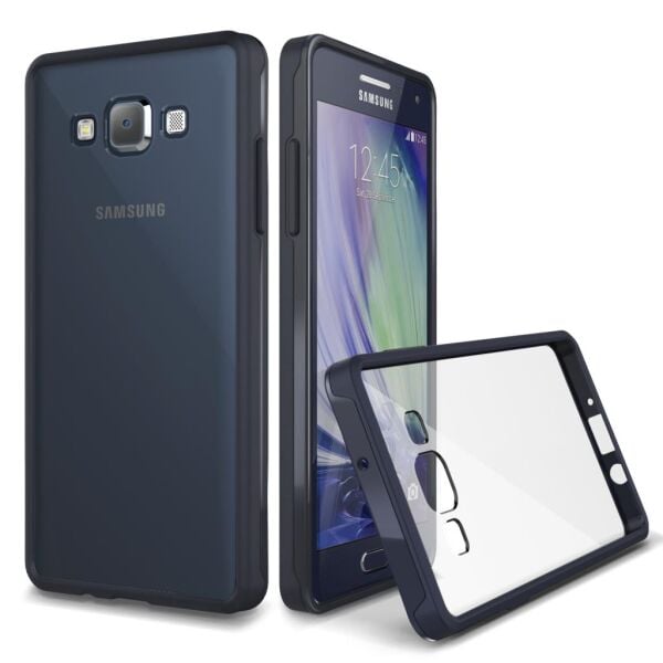 Verus Galaxy A7 ile Uyumlu Crystal Mixx Kılıf Black