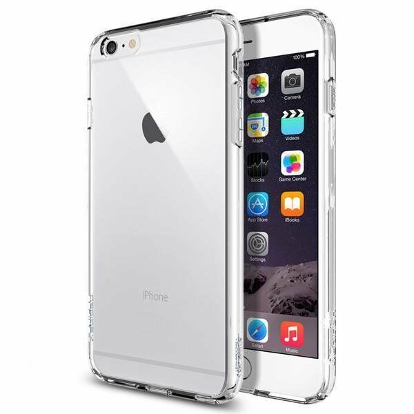 Spigen iPhone 6 Plus/6s Plus ile Uyumlu Kılıf Ultra Hybrid Crystal Clear