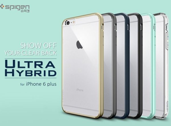 Spigen iPhone 6 Plus/6s Plus ile Uyumlu Kılıf Ultra Hybrid Crystal Clear