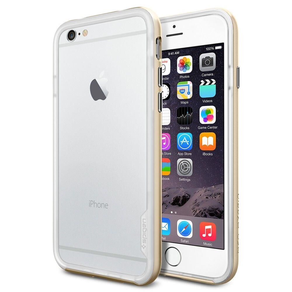 Spigen iPhone 6s/6 ile Uyumlu Kılıf Neo Hybrid EX Champagne Gold