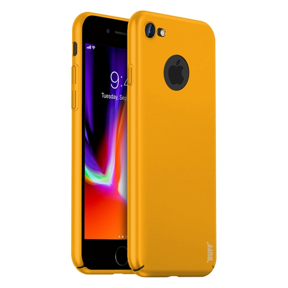 Buff iPhone 8 ile Uyumlu Slim Fit Kılıf Yellow