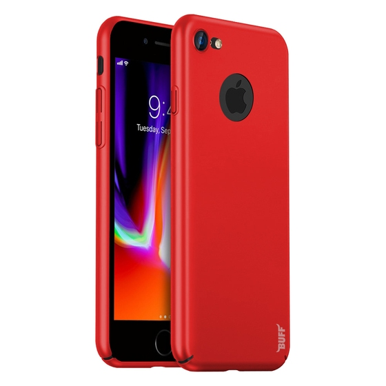 Buff iPhone 8 ile Uyumlu Slim Fit Kılıf Red