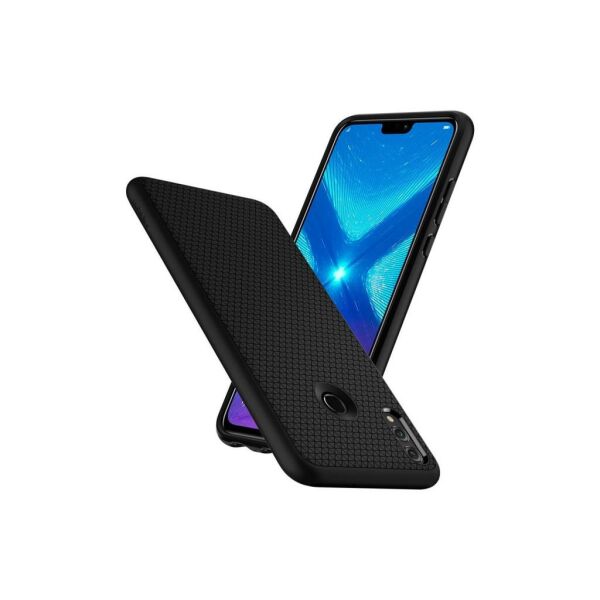 Spigen Honor 8X ile Uyumlu Kılıf Liquid Air Matte Black