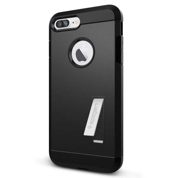 Spigen iPhone 7 Plus / 8 Plus ile Uyumlu Kılıf Tough Armor Black
