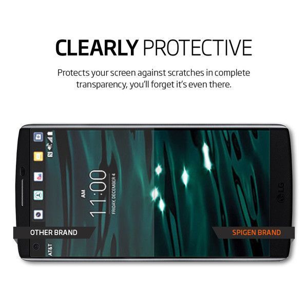Spigen V10 ile Uyumlu Screen Protector Crystal Ekran Koruyucu