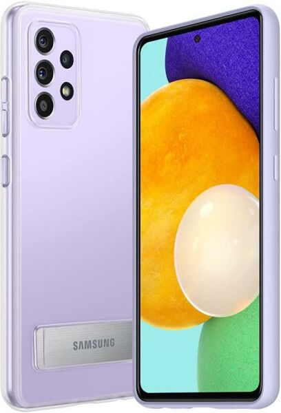 Galaxy A52 ile Uyumlu Clear Standing Kılıf Şefaf EF-JA525CTEGWW