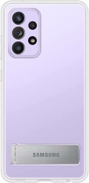 Galaxy A52 ile Uyumlu Clear Standing Kılıf Şefaf EF-JA525CTEGWW