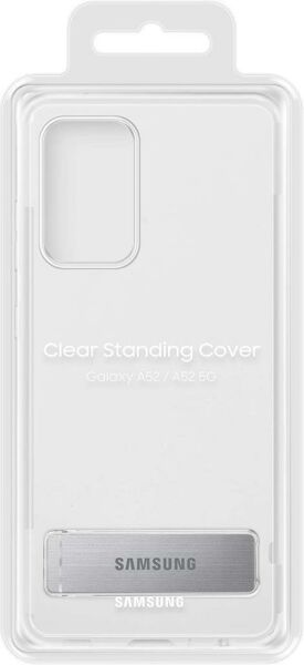 Galaxy A52 ile Uyumlu Clear Standing Kılıf Şefaf EF-JA525CTEGWW