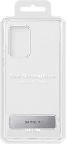 Galaxy A52 ile Uyumlu Clear Standing Kılıf Şefaf EF-JA525CTEGWW