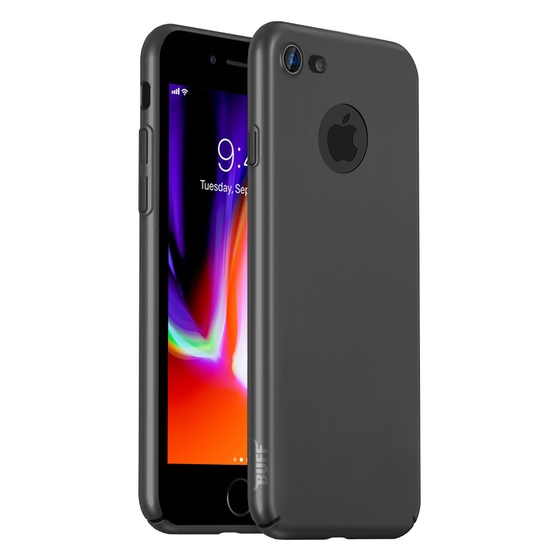 Buff iPhone 8 ile Uyumlu Slim Fit Kılıf Space Gray