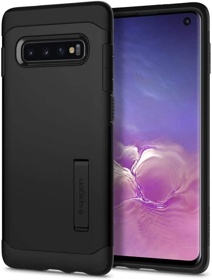 Spigen Galaxy S10 ile Uyumlu Kılıf Slim Armor Black