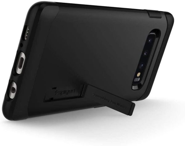 Spigen Galaxy S10 ile Uyumlu Kılıf Slim Armor Black