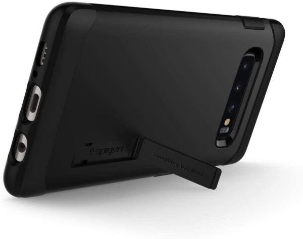 Spigen Galaxy S10 ile Uyumlu Kılıf Slim Armor Black