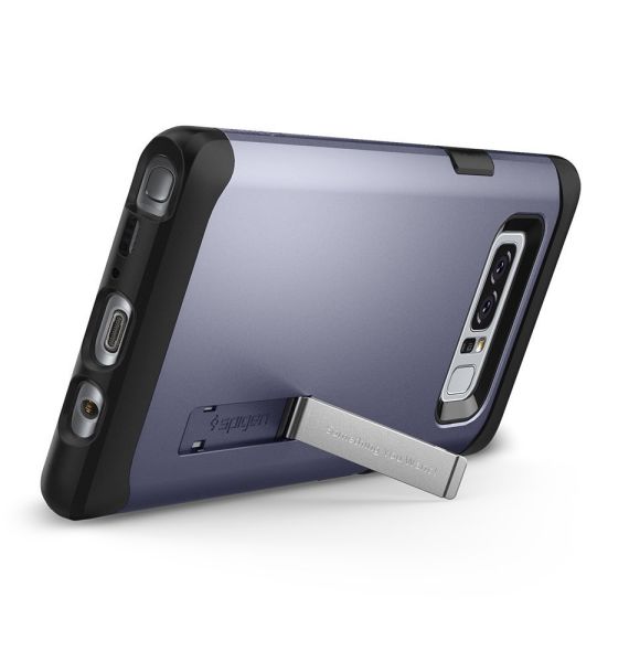 Spigen Galaxy Note 8 ile Uyumlu Kılıf Slim Armor Orchid Gray
