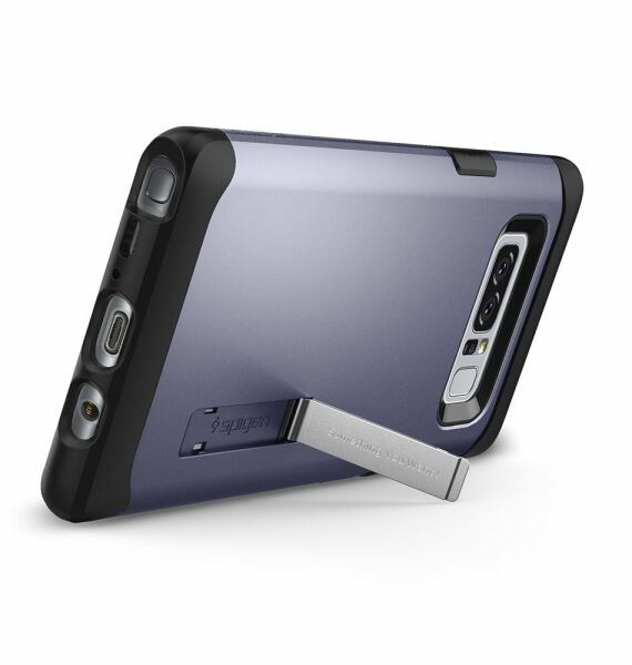 Spigen Galaxy Note 8 ile Uyumlu Kılıf Slim Armor Orchid Gray