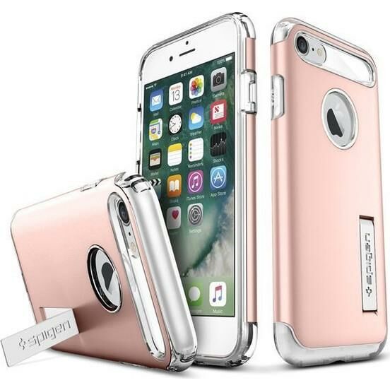 Spigen iPhone 7/8 ile Uyumlu Kılıf Slim Armor Rose Gold