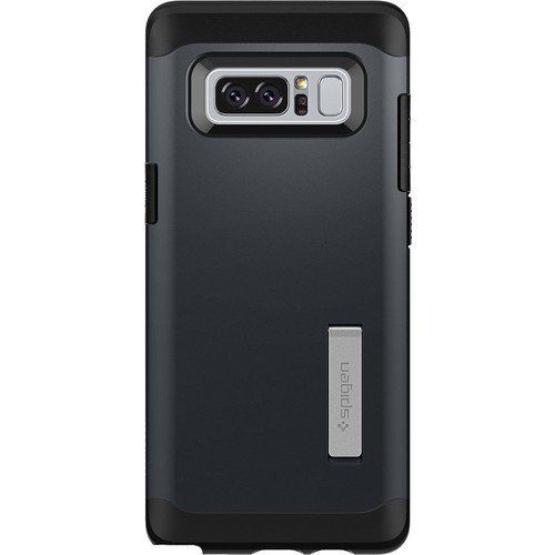 Spigen Galaxy Note 8 ile Uyumlu Kılıf Slim Armor Metal Slate