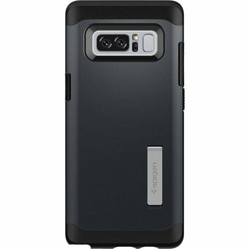 Spigen Galaxy Note 8 ile Uyumlu Kılıf Slim Armor Metal Slate