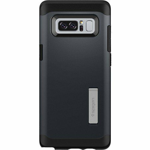 Spigen Galaxy Note 8 ile Uyumlu Kılıf Slim Armor Metal Slate