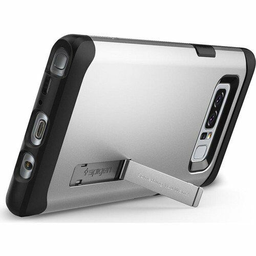Spigen Galaxy Note 8 ile Uyumlu Kılıf Slim Armor Satin Silver