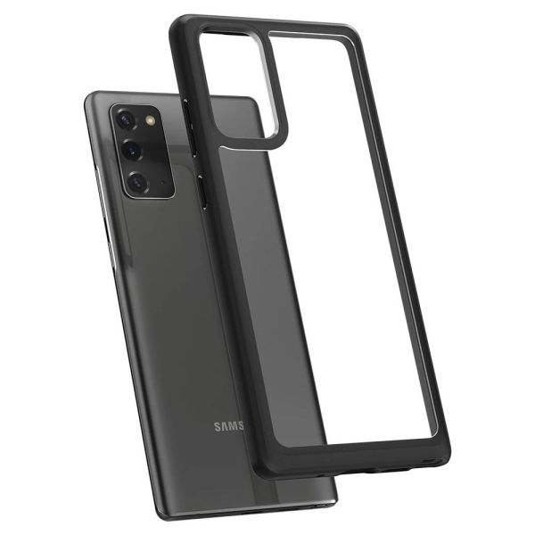 Spigen Galaxy Note 20 ile Uyumlu Kılıf Ultra Hybrid Black (Out)