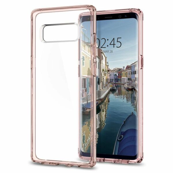 Spigen Galaxy Note 8 ile Uyumlu Kılıf Ultra Hybrid Crystal Pink