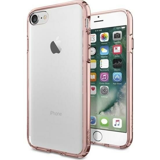Spigen iPhone 7 ile Uyumlu Kılıf Ultra Hybrid Rose Gold