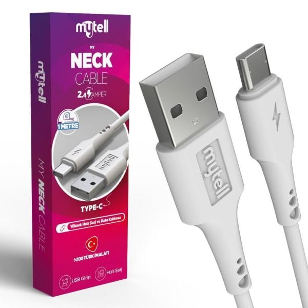 Mytell Type C MY-DK107 1mt My Neck Data Kablosu