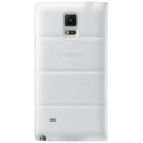 Galaxy Note 4 ile Uyumlu Kılıf S View Cover Beyaz EF-CN910BW