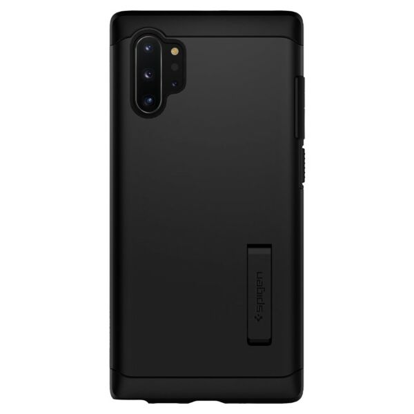 Spigen Galaxy Note 10 Plus ile Uyumlu Kılıf Slim Armor Black