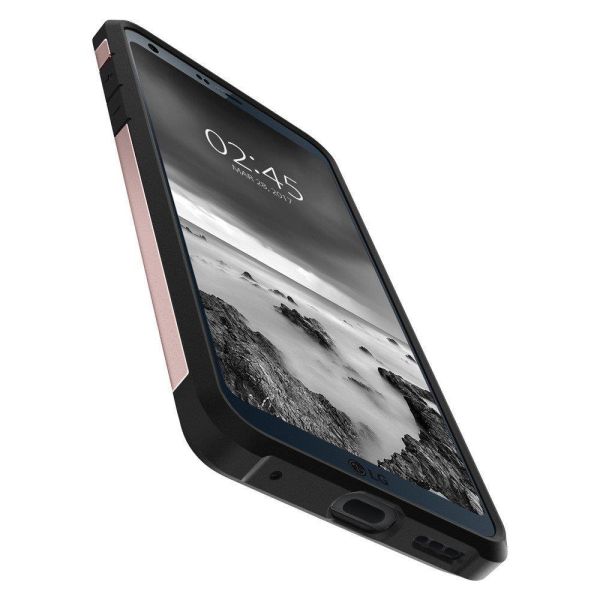 Spigen G6 ile Uyumlu Kılıf Tough Armor Rose Gold