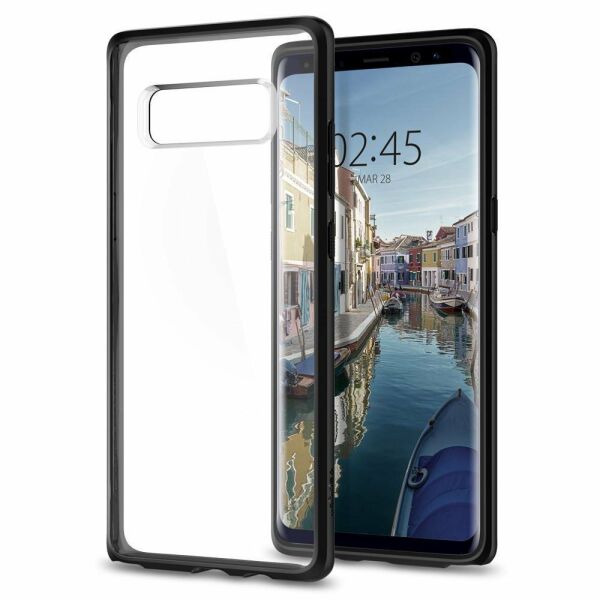 Spigen Galaxy Note 8 ile Uyumlu Kılıf Ultra Hybrid Matte Black