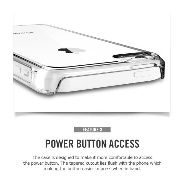 Spigen iPhone 5C ile Uyumlu Kılıf Ultra Thin Air Crystal Clear