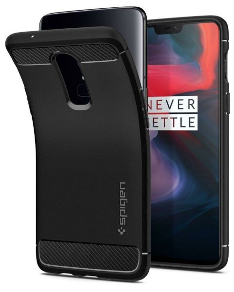 Spigen OnePlus 6 ile Uyumlu Kılıf Rugged Armor