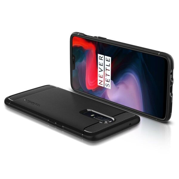 Spigen OnePlus 6 ile Uyumlu Kılıf Rugged Armor