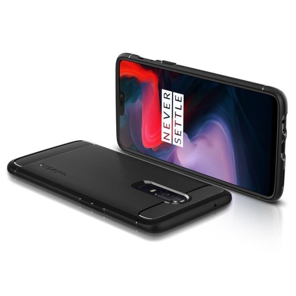 Spigen OnePlus 6 ile Uyumlu Kılıf Rugged Armor