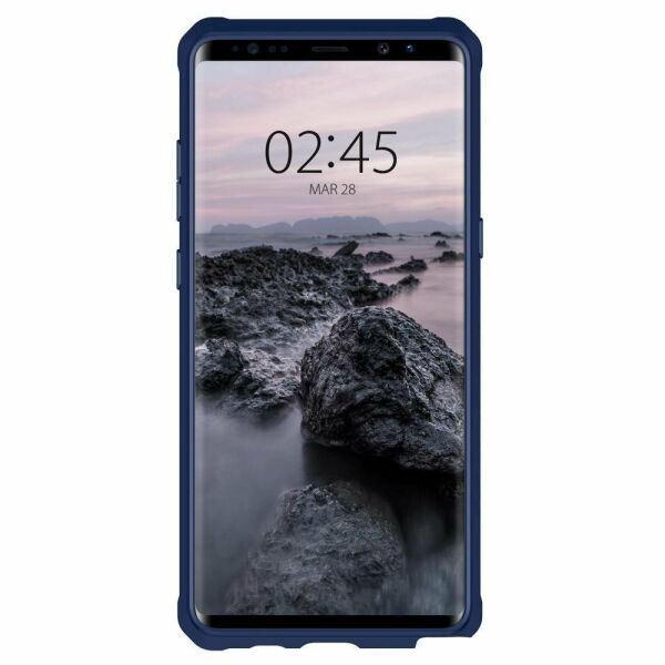 Spigen Galaxy Note 8 ile Uyumlu Kılıf Hybrid Armor Deep Blue