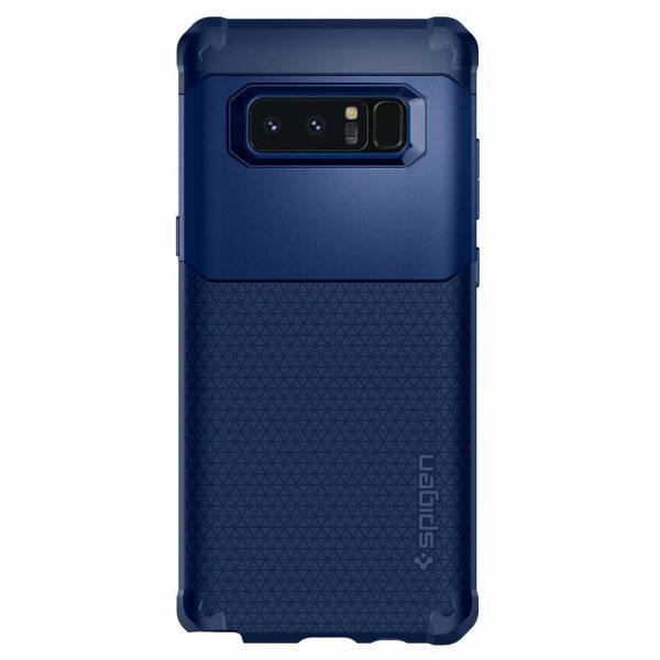 Spigen Galaxy Note 8 ile Uyumlu Kılıf Hybrid Armor Deep Blue