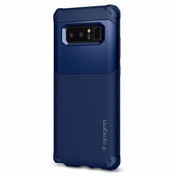 Spigen Galaxy Note 8 ile Uyumlu Kılıf Hybrid Armor Deep Blue