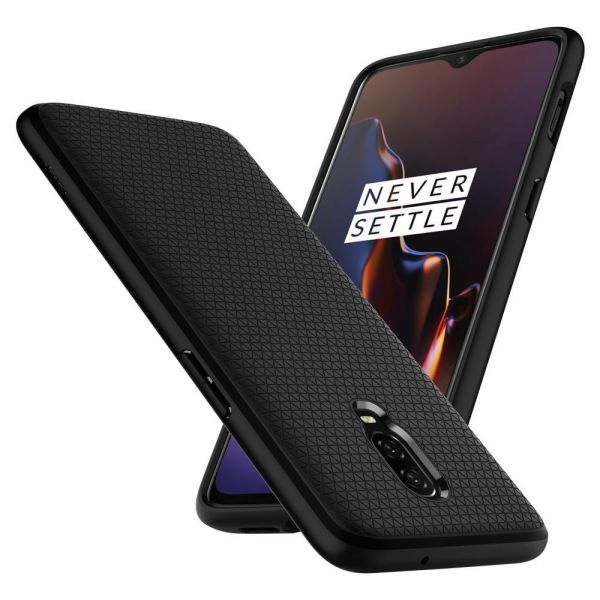 Spigen OnePlus 6T ile Uyumlu Kılıf Liquid Air Black