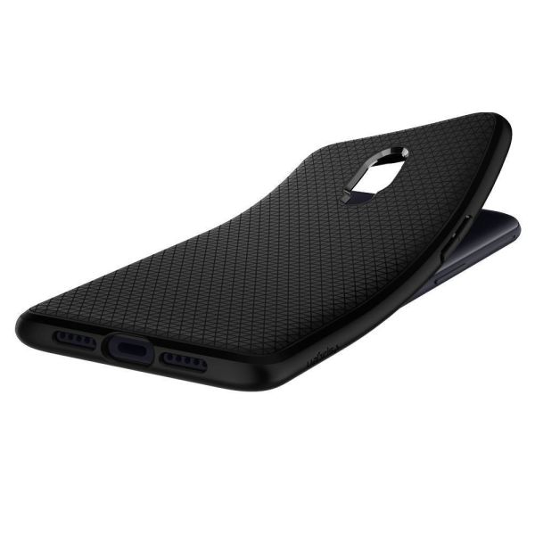 Spigen OnePlus 6T ile Uyumlu Kılıf Liquid Air Black