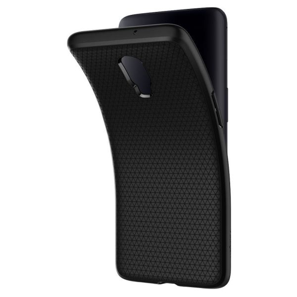Spigen OnePlus 6T ile Uyumlu Kılıf Liquid Air Black