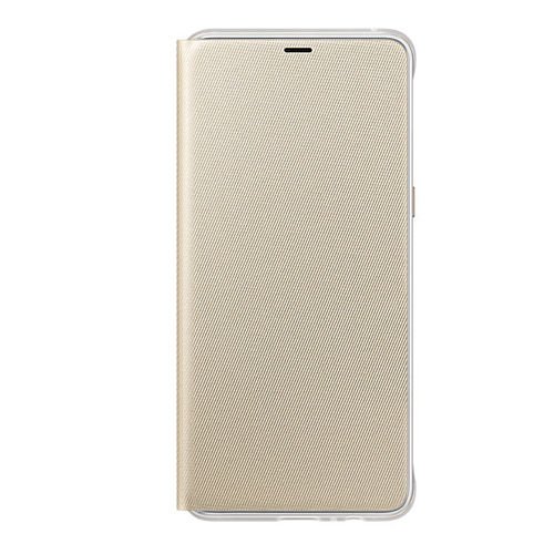 Galaxy A8 Plus (2018) ile Uyumlu Neon Flip Koruyucu Kılıf Altın EF-FA730PFEGWW