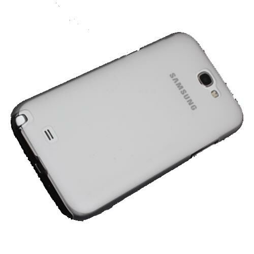 Galaxy Note 2 N7100  ile Uyumlu Süper Slim Kılıf 0.5 mm Şeffaf