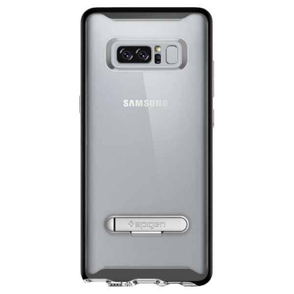 Spigen Galaxy Note 8 ile Uyumlu Kılıf Crystal Hybrid Black