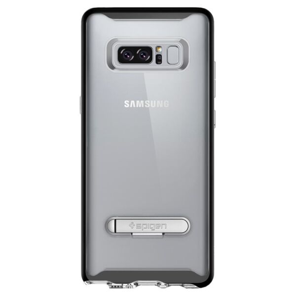 Spigen Galaxy Note 8 ile Uyumlu Kılıf Crystal Hybrid Black